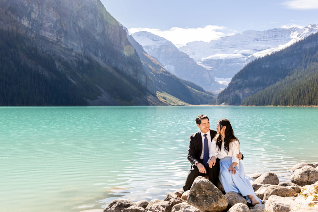 Lake Louise Engagement Photographer