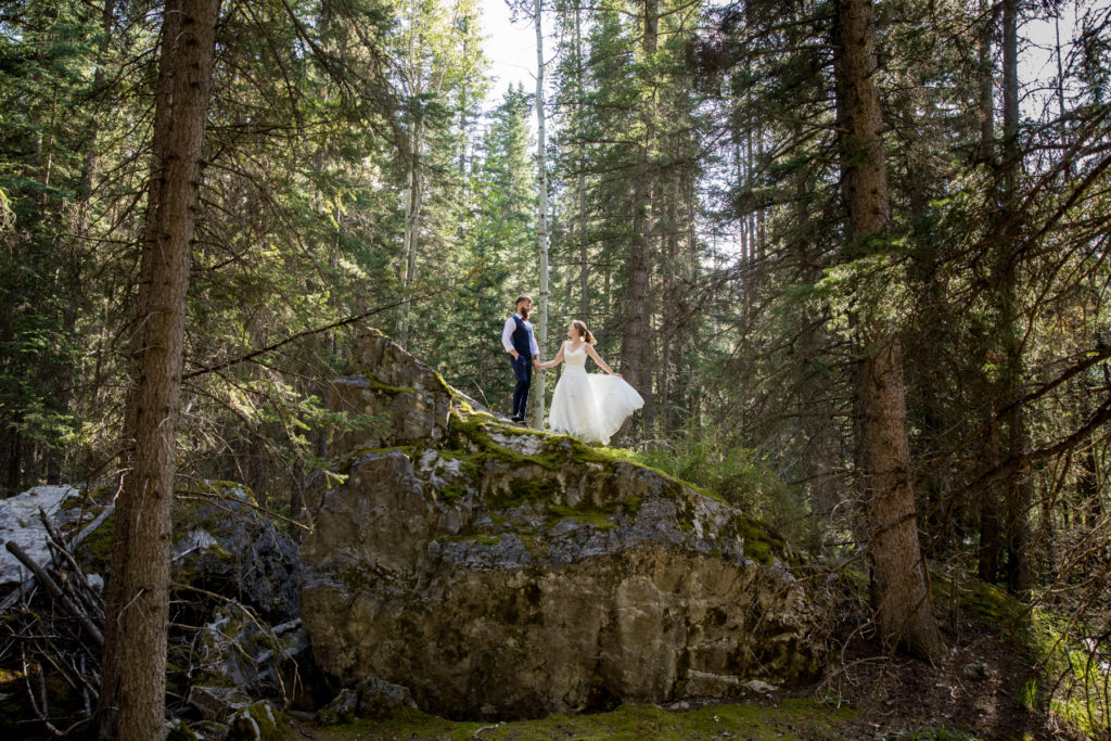 Banff Hiking Elopement Photographer