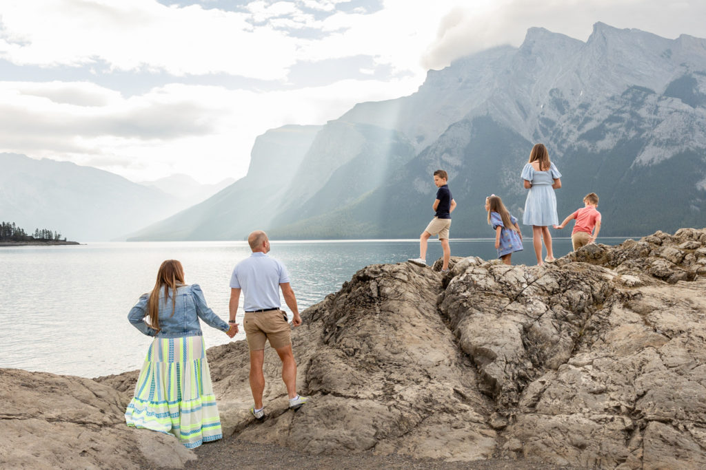 Lake Minnewanka Banff Family Photography