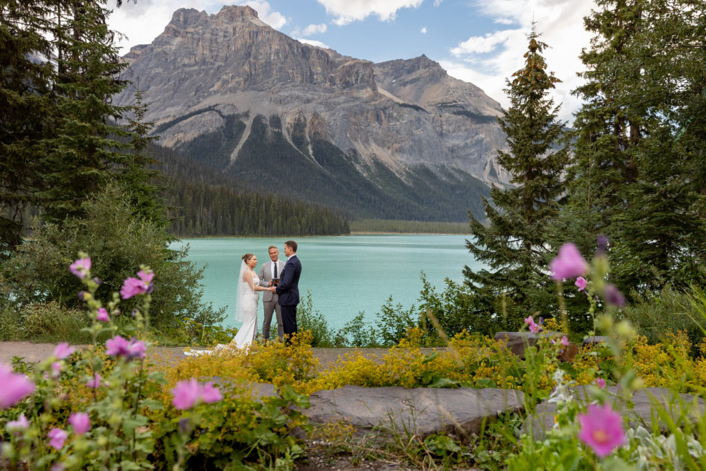Emerald Lake Lodge Viewpoint Elopement Photography